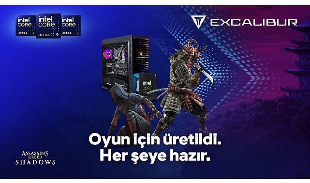 Intel'in En Yeni ve Güçlü İşlemcisiyle Yenilenen Excalibur E750 Düşük Enerji Tüketimiyle Üstün Performans Sağlıyor