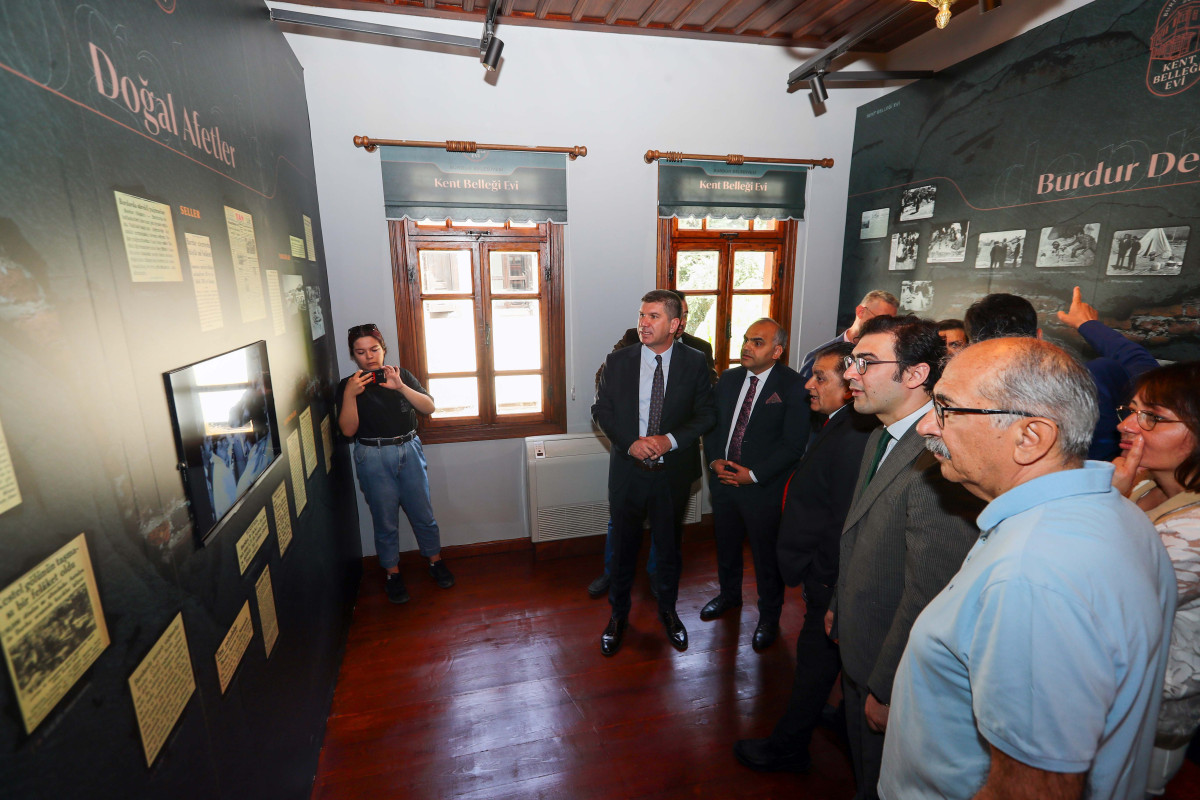 Burdur'da Kent Belleği Müzesi Ziyarete Açıldı 