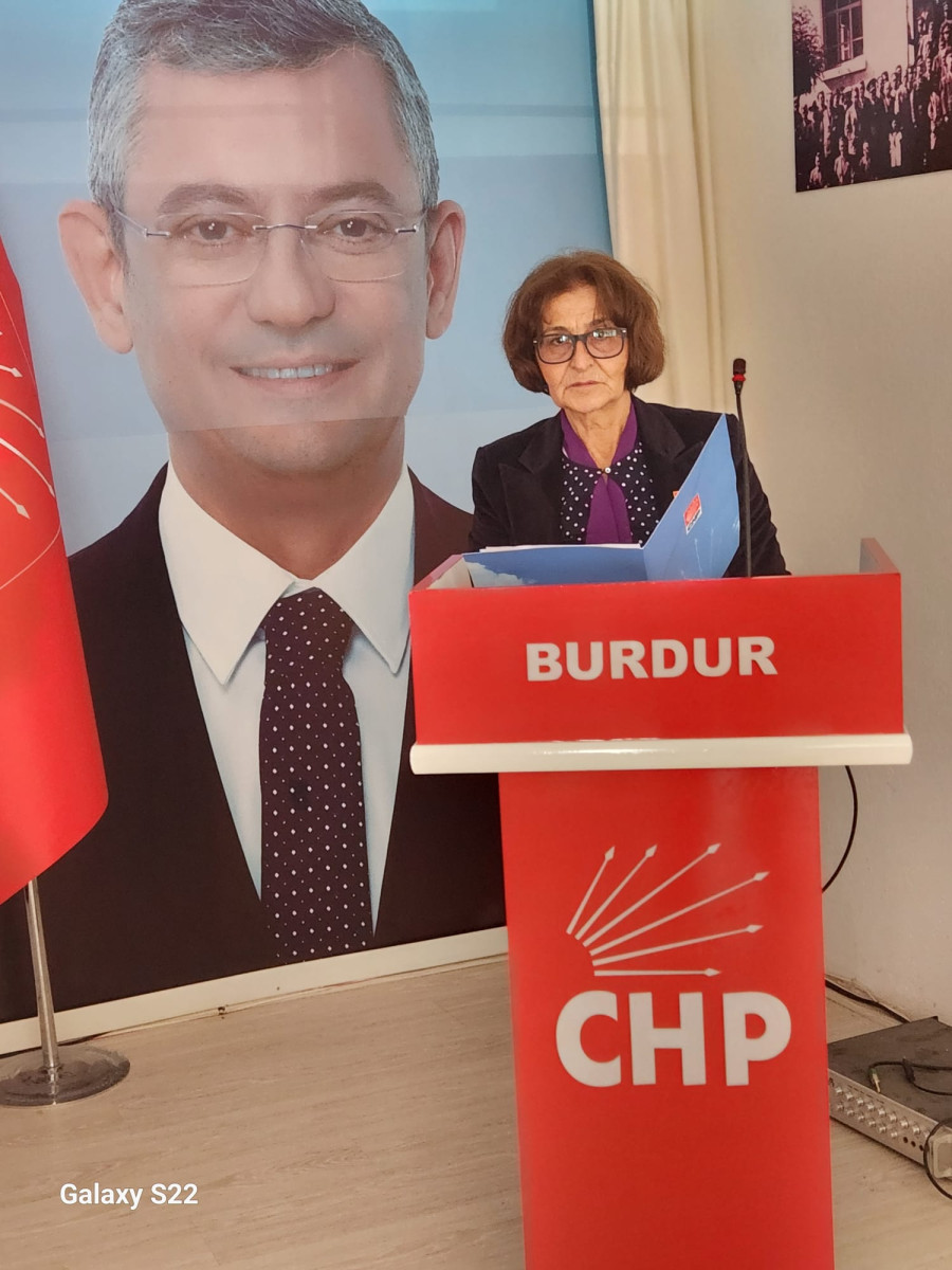 CHP Burdur Kadın Kollarından 25 Kasım Mesajı: 